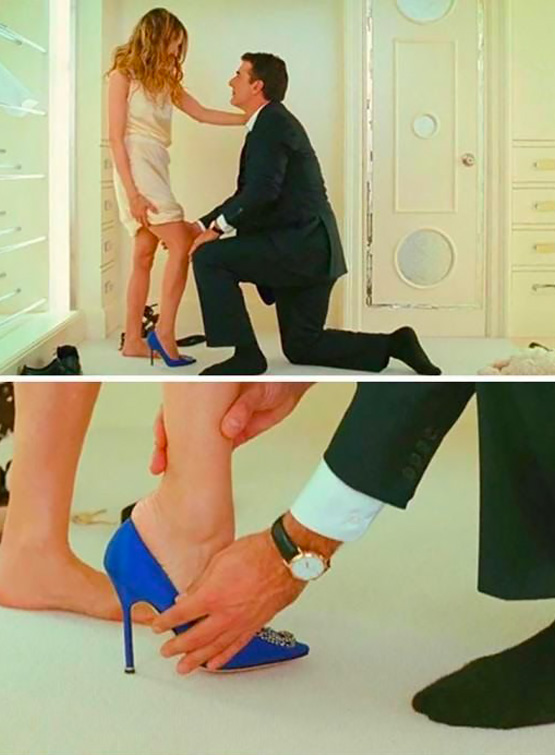 La proposta di matrimonio tra Mr.Big e Carrie in Sex and the City.
