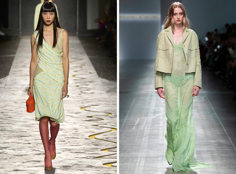 Versace e Ermanno Scervino spring summer 2025.
