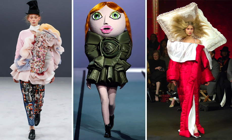 Viktor & Rolf autunno inverno 2016, 2017 e 2005.