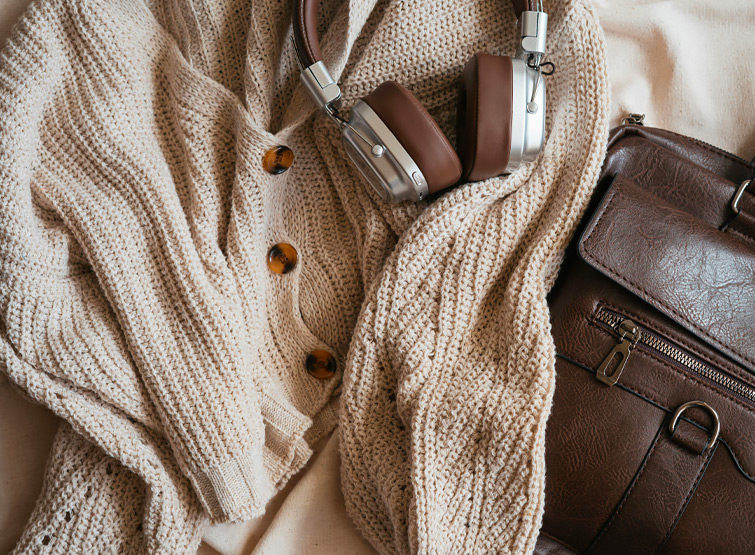 Come indossare il cardigan.