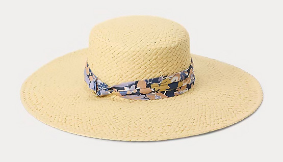 Cappello di paglia a tesa larga: da vera diva al sole.