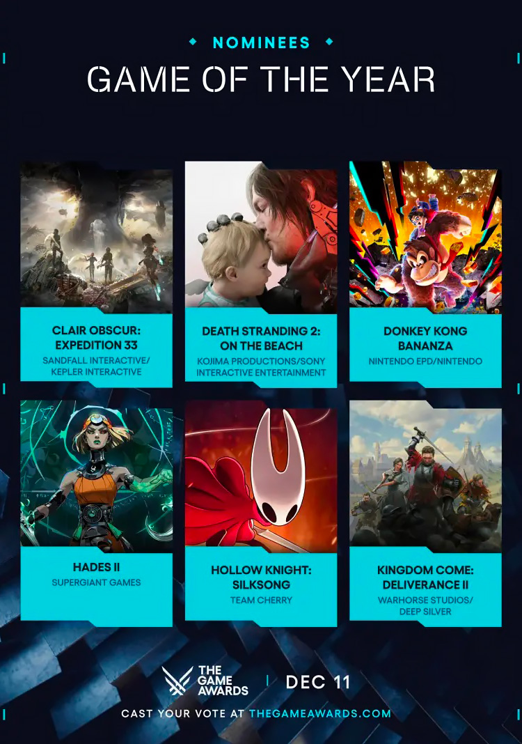 Nomination Game of the Year 2025.