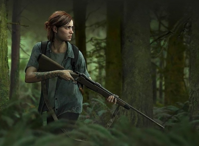 Ellie in The Last of Us Part II.