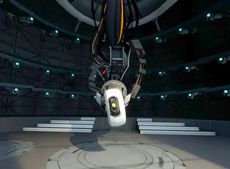 Glados in Portal.
