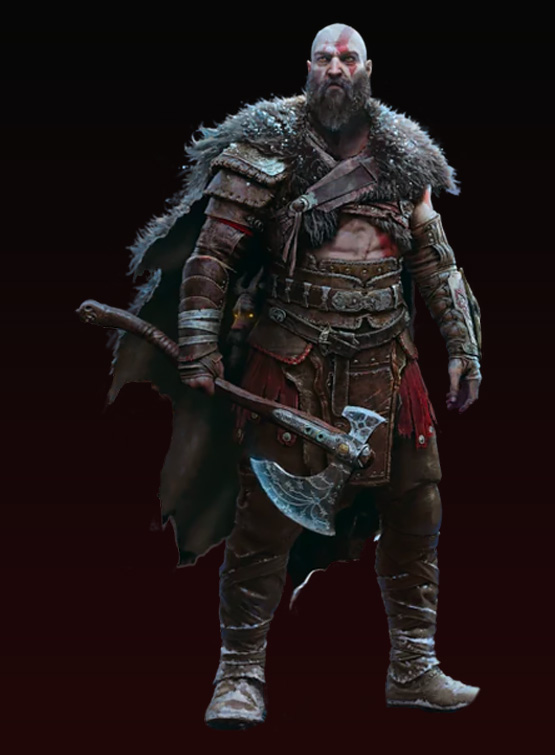 Kratos in God of War Ragnarök.