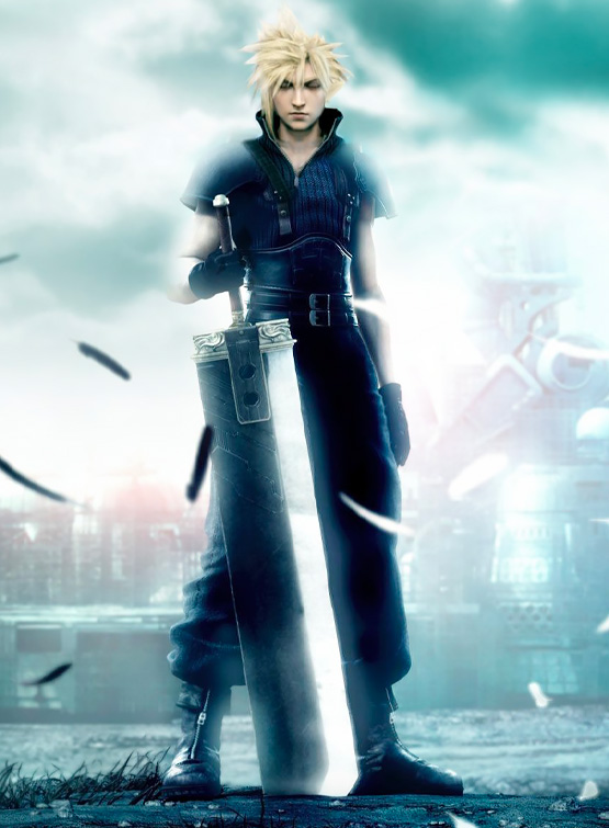 Cloud Strife (Final Fantasy VII): la monocromia come strategia.