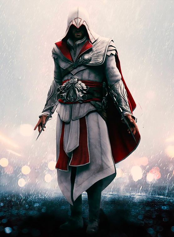 Ezio Auditore (Assassin's Creed II): quando il character design risponde a tutte le tue domande utilizzando la regola del 3 nell'outfit.