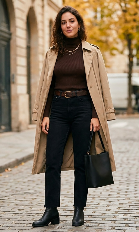 Come si applica la regola del 3 negli outfit della vita reale.
