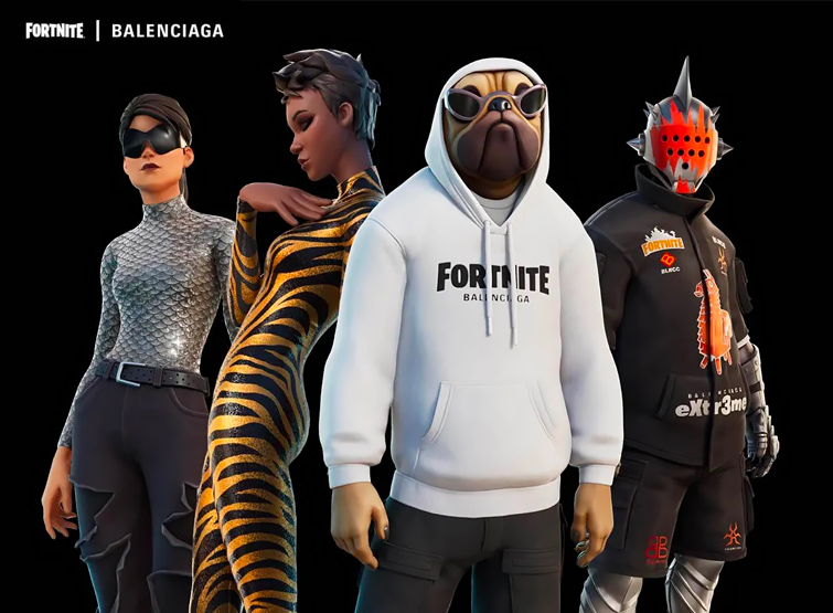 Balenciaga X Fortnite (2021).