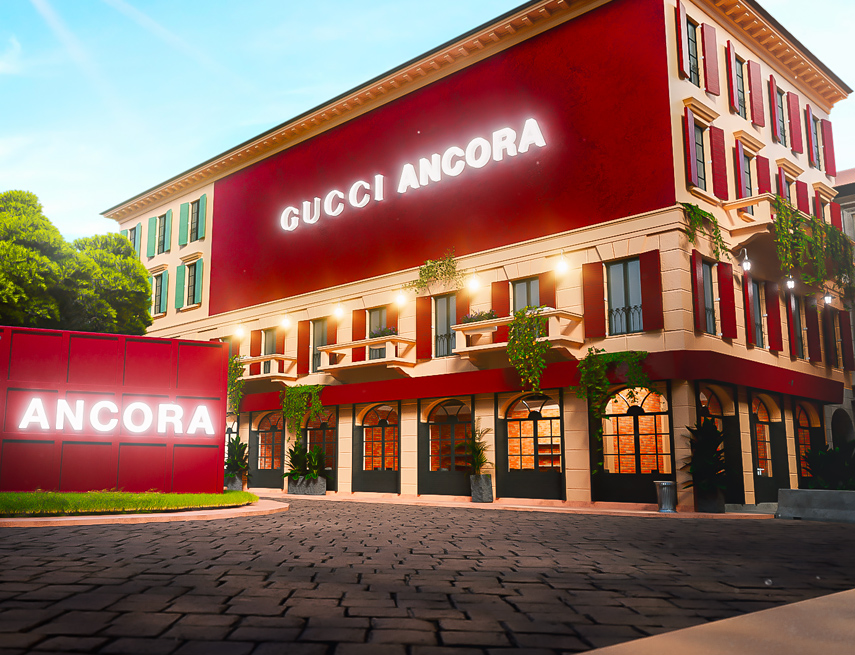 Gucci Ancora su Roblox: quando la sfilata diventa un livello da giocare.