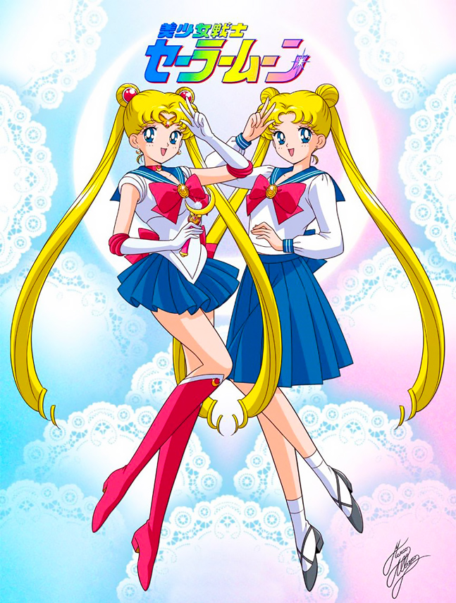 Lo stile seifuku di Sailor Moon e Usagi Tsukino.