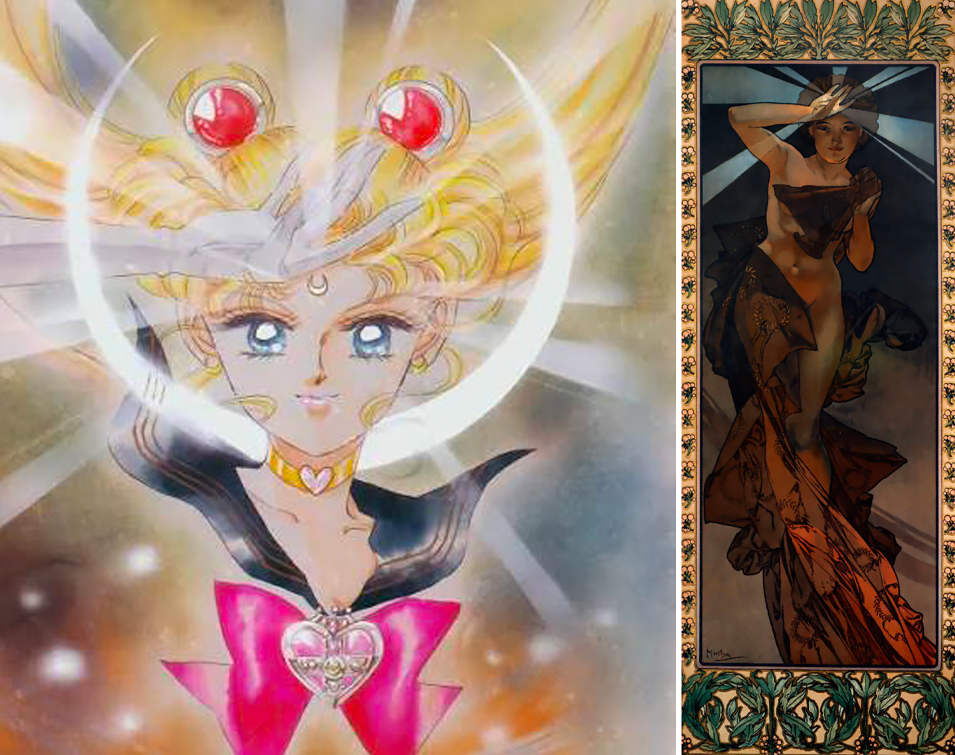 Sailor Moon e l'arte: "Étoile du Matin" di Alphonse Mucha.