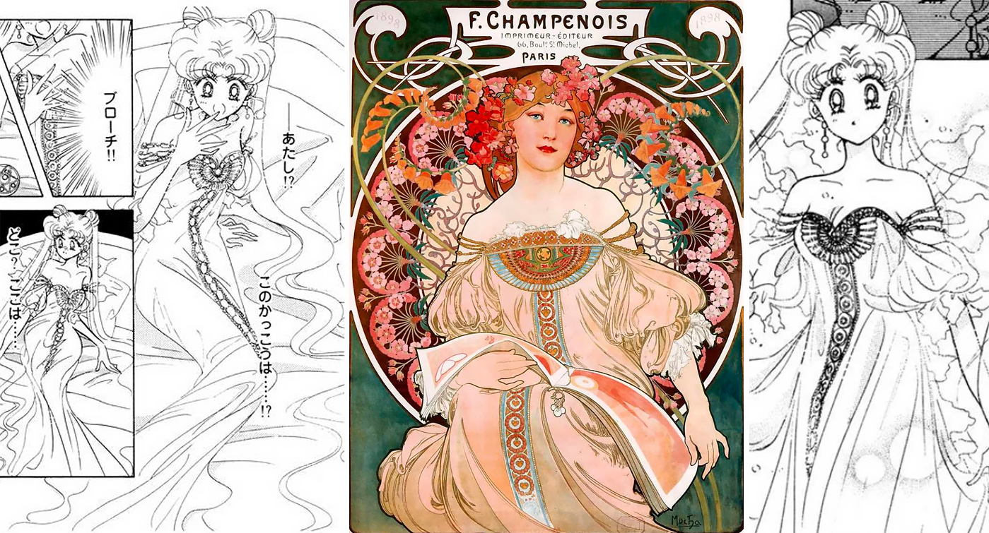Sailor Moon e l'arte: "Reverie" di Alphonse Mucha.