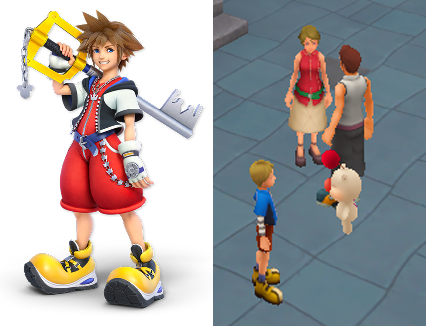 Analisi moda e videogiochi: l'outfit statement di Sora e gli outfit minimal degli abitanti di Radiant Garden.